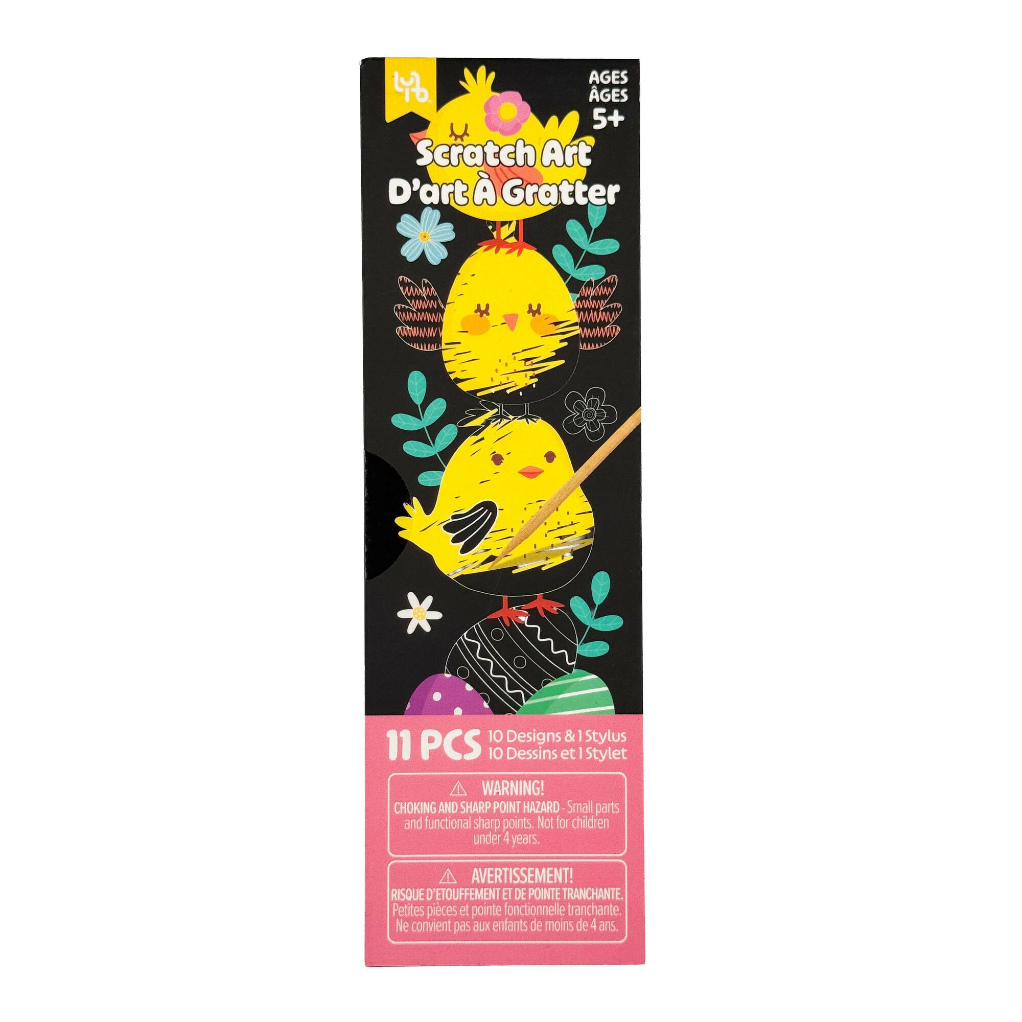 Little Yellow Bicycle® Chick Bookmark Scratch Art Kit